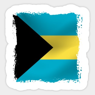 Bahamas Flag Sticker